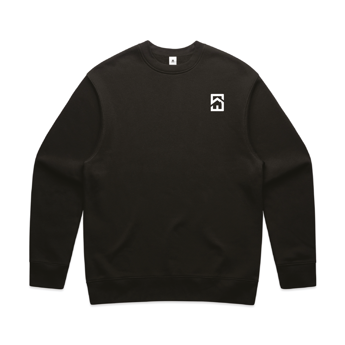 AS Colour Black Crewneck SH
